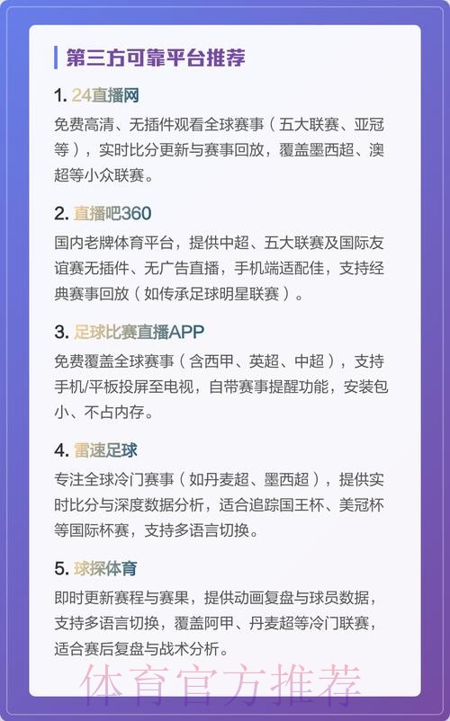 覆盖全站的世界杯直播平台